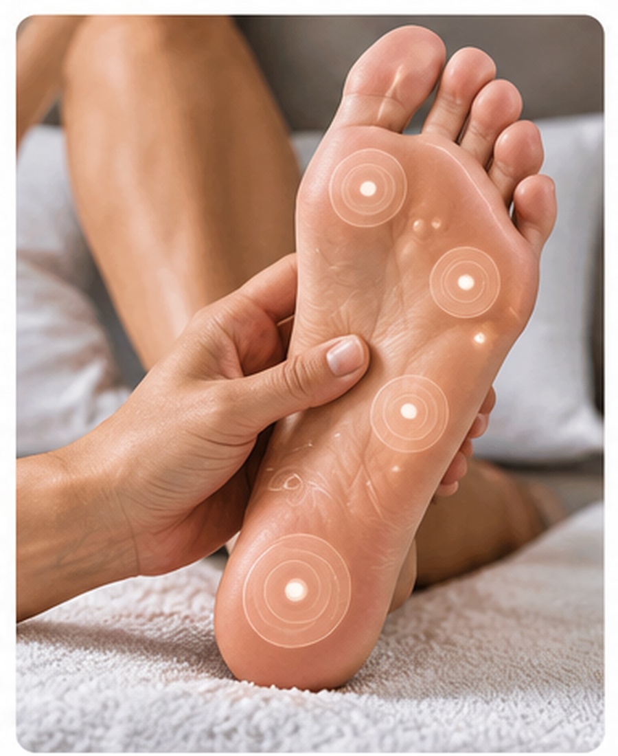 Estimulan reflexología plantar